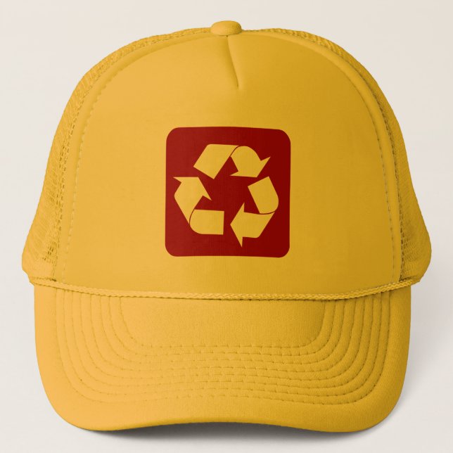 Casquette Panneau de recyclage - Ruby (Devant)