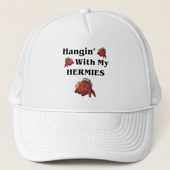 Casquette Panser Avec Mes Hermies Drôle Amusant Hermite Crab (Devant)