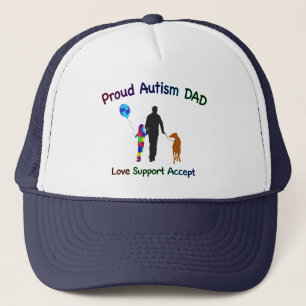 Casquette Papa autiste avec chien