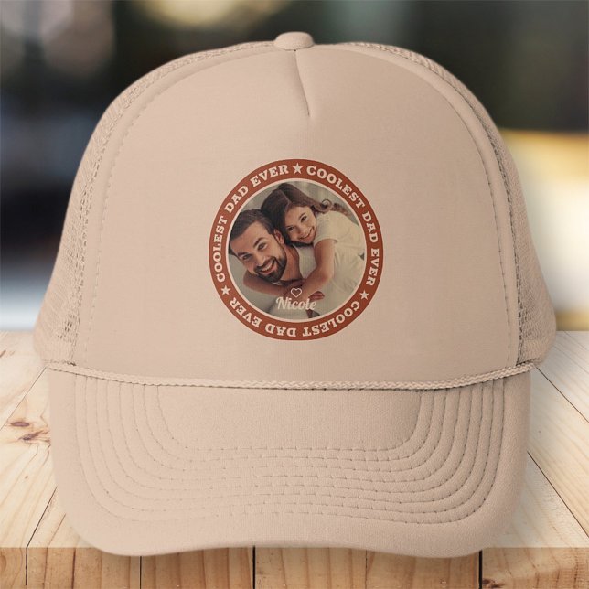 Casquette Papa Coolle Jamais Photo Personnalisée Moderne (Créateur téléchargé)
