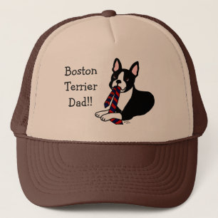 Casquette Papa de Boston Terrier avec la cravate 2