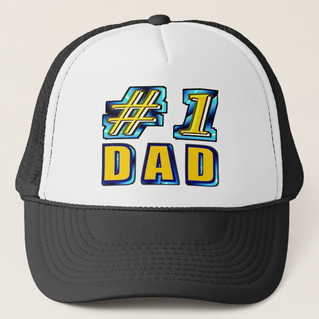 Casquette Papa du numéro un (Devant)
