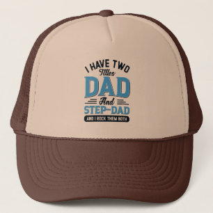Casquette Papa et une étape papa Typographie Design