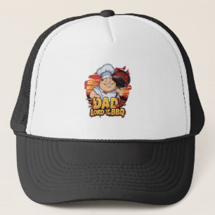 Casquette Papa King of Bbq Grill Love Papa Fête des pères