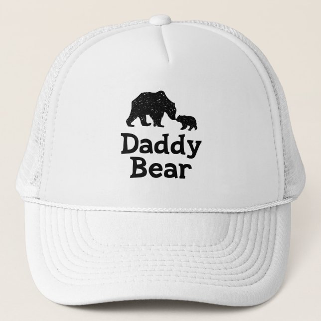 Casquette Papa ours Fête des pères papa Cadeau (Devant)