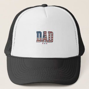 Casquette Papa patriote Drapeau américain Design vectoriel v