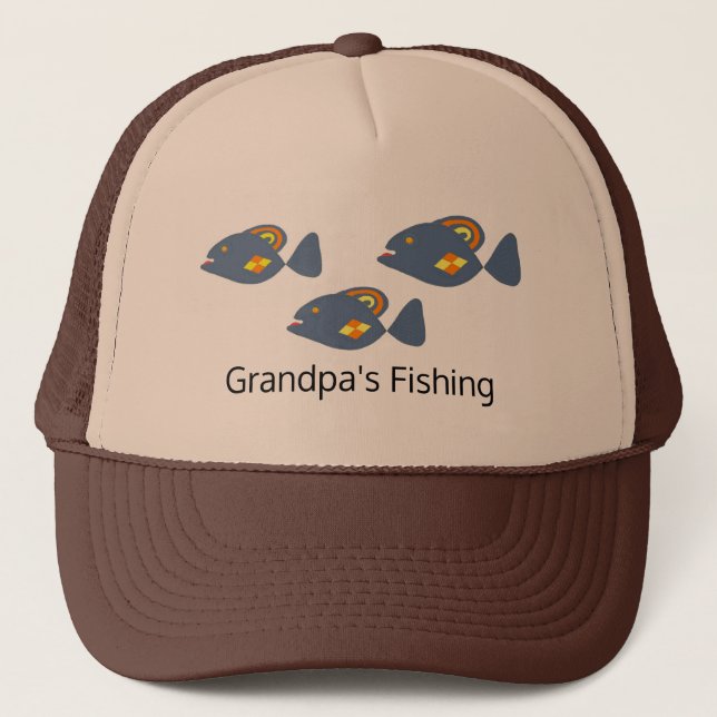 Casquette Papi pêche (Devant)