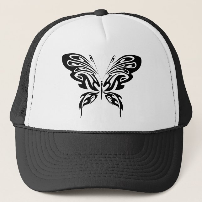 Casquette Papillon Abstrait (Devant)