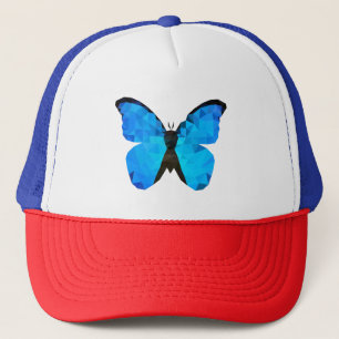 Casquette Papillon bleu à basse densité