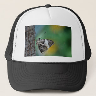 Casquette Papillon de tigre noir et blanc