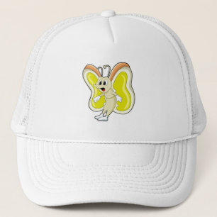 Casquette Papillon jaune