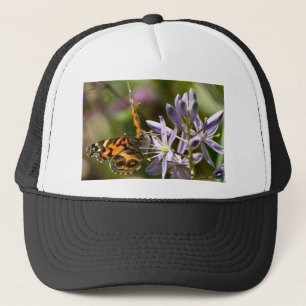 Casquette Papillon orange sur vêtements et cadeaux de jacint