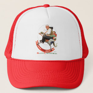 Casquette Papy sur le cheval de basculage