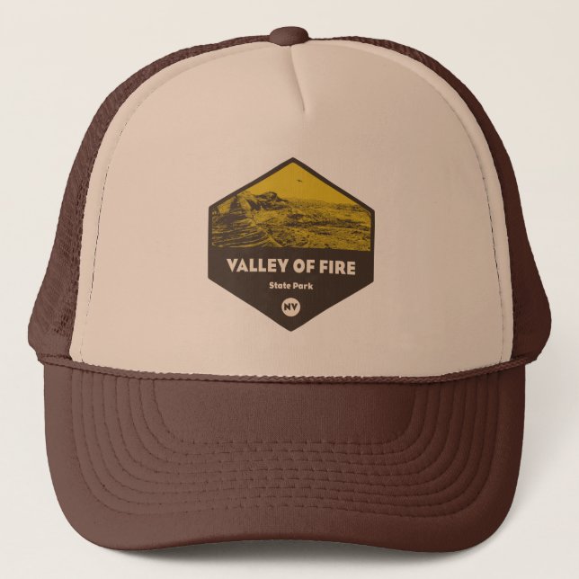 Casquette Parc d'état de la Vallée du Feu Nevada (Devant)