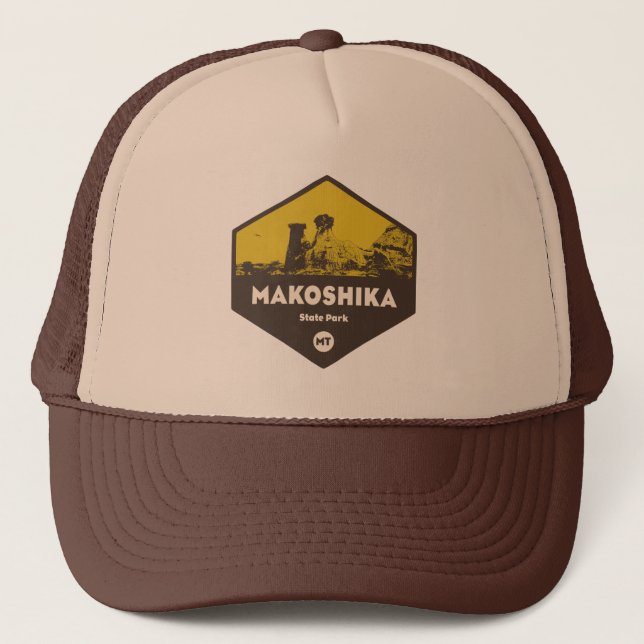 Casquette Parc d'état de Makoshika, Montana (Devant)