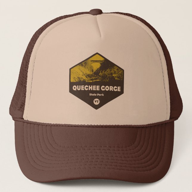 Casquette Parc d'état de Quechee Gorge (Devant)
