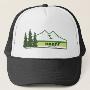 Casquette Parc national Banff Bandes vertes