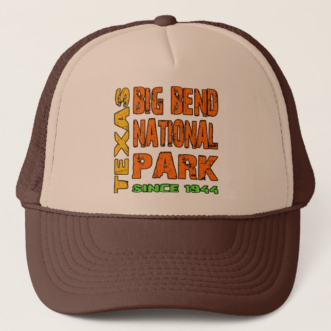 Casquette Parc national de grande courbure, le Texas (Devant)