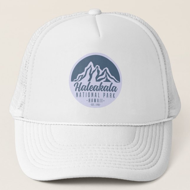 Casquette Parc national de Haleakala Randonnée Hawaii (Devant)
