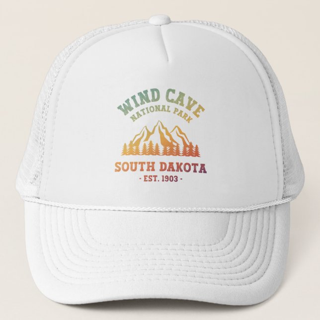 Casquette Parc national de Wind Cave Dakota du Sud (Devant)