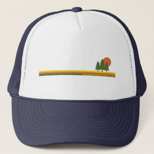 Casquette Parc national de Yellowstone Pins Arbres Soleil