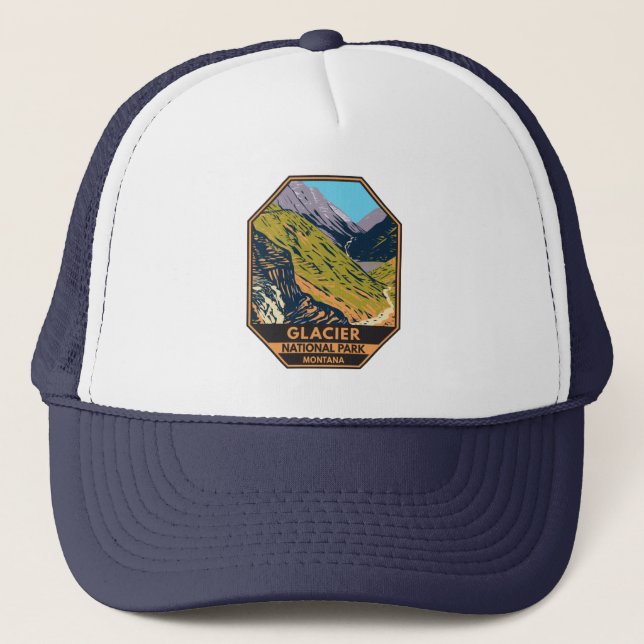 Casquette Parc national des Glaciers Aller au chemin Sun  (Devant)