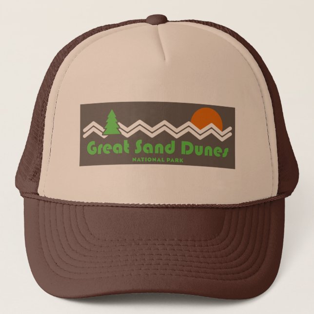 Casquette Parc national des grandes dunes de sable Rétro (Devant)