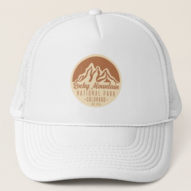 Casquette Parc national des Rocheuses Colorado (Devant)