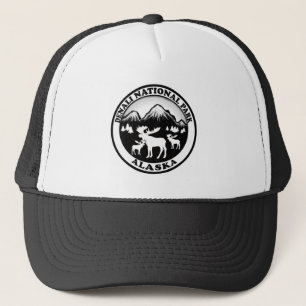 Casquette Parc national du Denali Cercle d'orignal de l'Alas