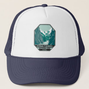 Casquette Parc national Kenai Fjords Alaska Vintage