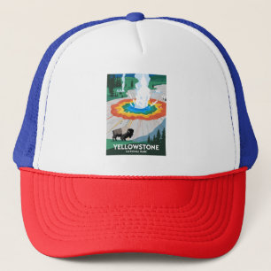 Casquette Parc national Vivid Yellowstone