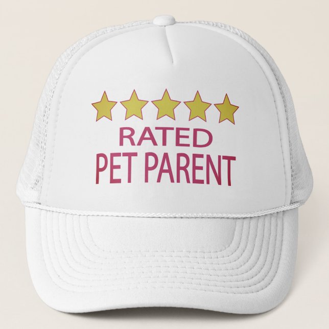 Casquette Parent animal de compagnie cinq étoiles (Devant)