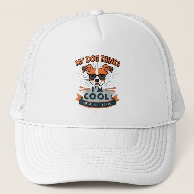 Casquette Parent cool chien (Devant)