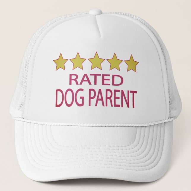 Casquette Parent de chien cinq étoiles (Devant)