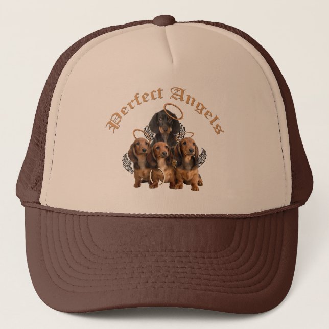 Casquette Parfait Dachshunds Angels (Devant)