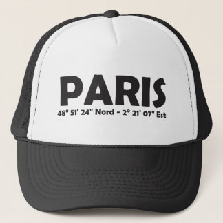 Casquette Paris