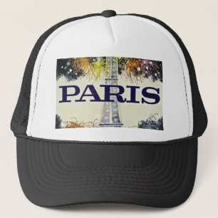 Casquette Paris : Chapeau de camion-affiche