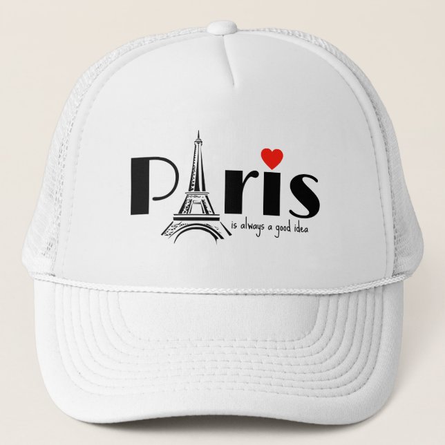 Casquette Paris Eiffel Tower Design  (Devant)