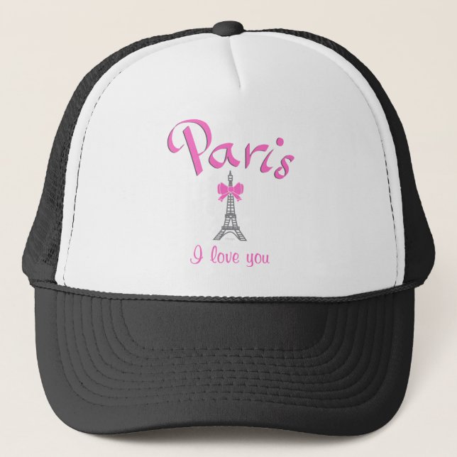 Casquette Paris Je t'aime (Devant)