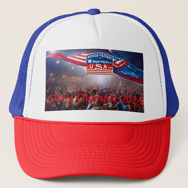 Casquette Paris Olympique 2024 USA (Devant)