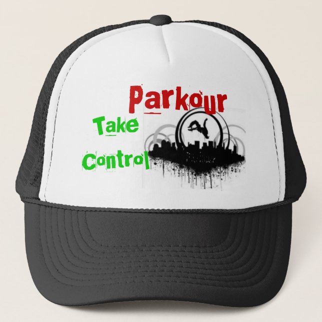 Casquette Parkour, prennent le contrôle (Devant)