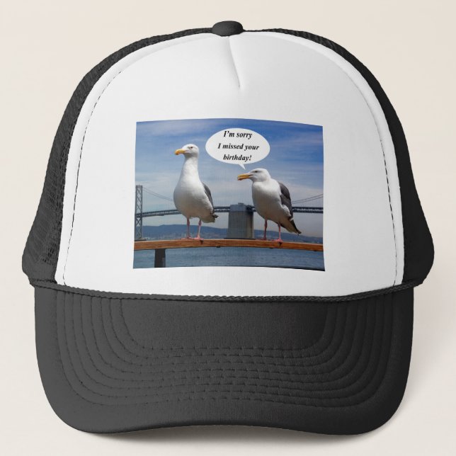 Casquette parler de mouettes (Devant)