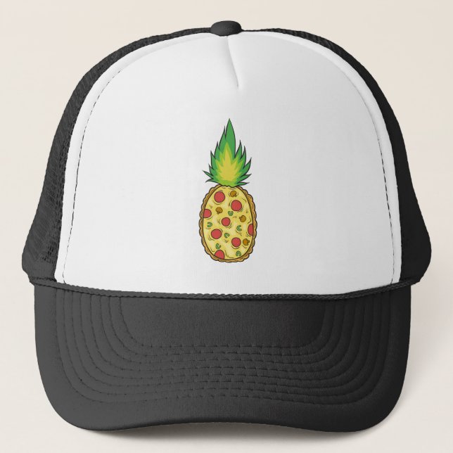 Casquette Parodie de pizza d'ananas (Devant)