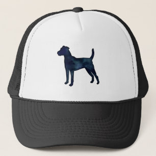 Casquette Parson Russel Terrier Aquarelle noire