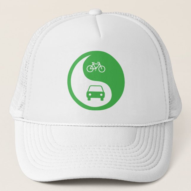 Casquette Partager la route Yin Yang (Devant)