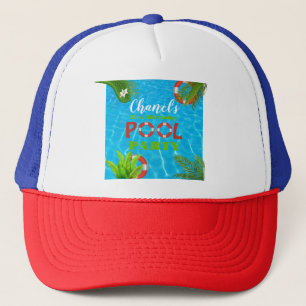 Casquette Partie du pool Anniversaire