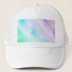 Casquette Parties scintillant bleu moderne violet Ombre Glam
