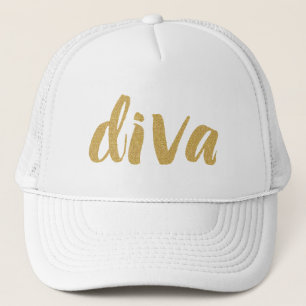 Casquette Parties scintillant moderne Diva Conception de tex