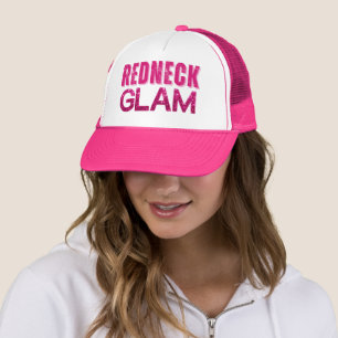 Casquette Parties scintillant rose glam