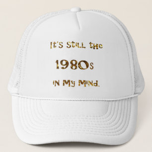 Casquette parties scintillantes d'or de nostalgie des année